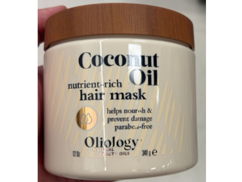 Oliology Nutrient - Rich Hair Mask, Coconut Oil, 12 oz/340 g