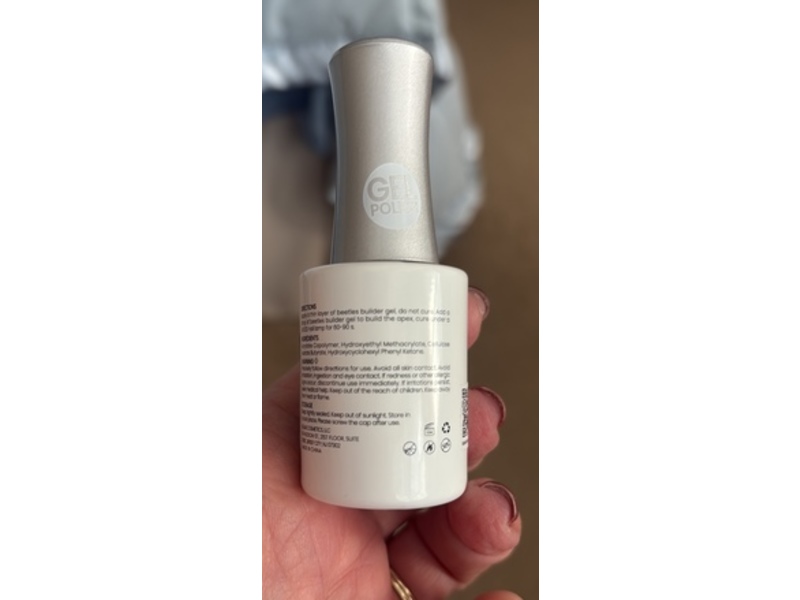 Beetles Stay Shining Gel, Crystal Builder, 0.5 fl oz/15 mL