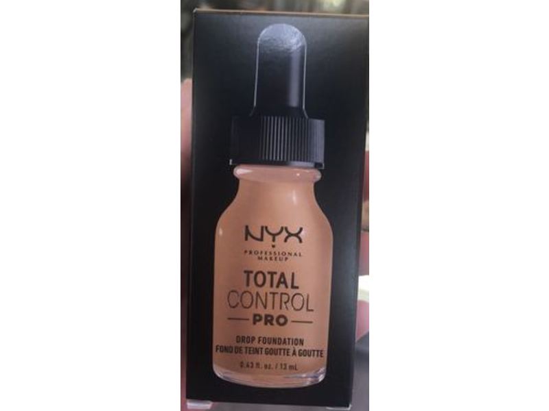 Nyx Professional Makeup Total Control Pro Drop Foundation, Caramel, 0.43 fl oz/13 mL