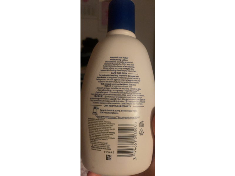 Aveeno Skin Relief Moisturizing Lotion, 500 mL
