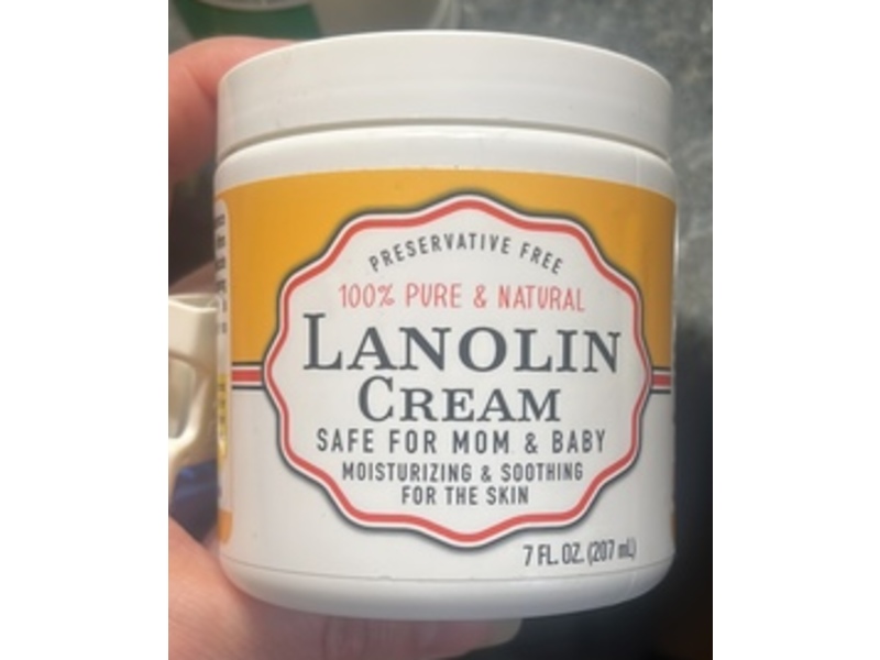 Sundance Vitamins Moisturizing & Soothing Lanolin Cream, 7 fl oz/207 mL