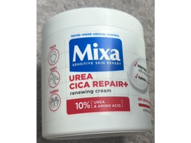 Mixa Cica Repair + Renew Cream, Urea, 400 mL