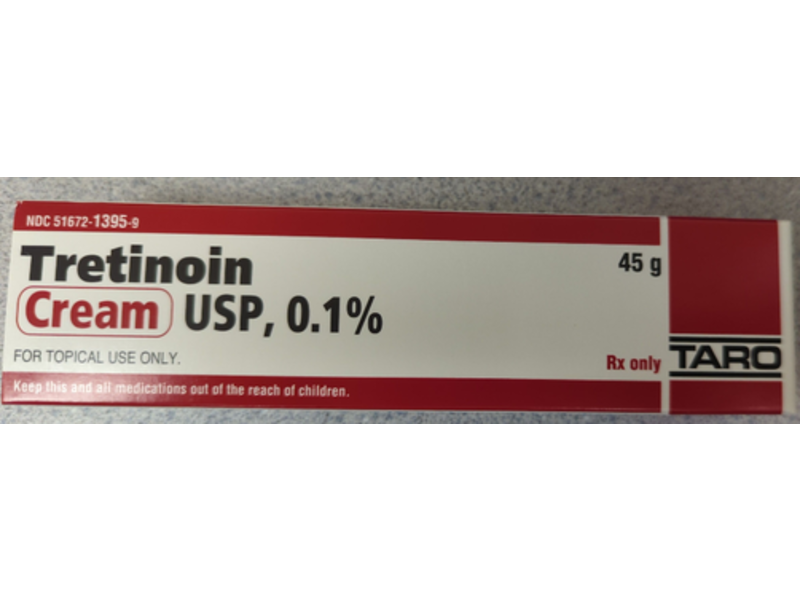 Tretinoin Cream Usp, 0.1%, 45 g Taro (RX)