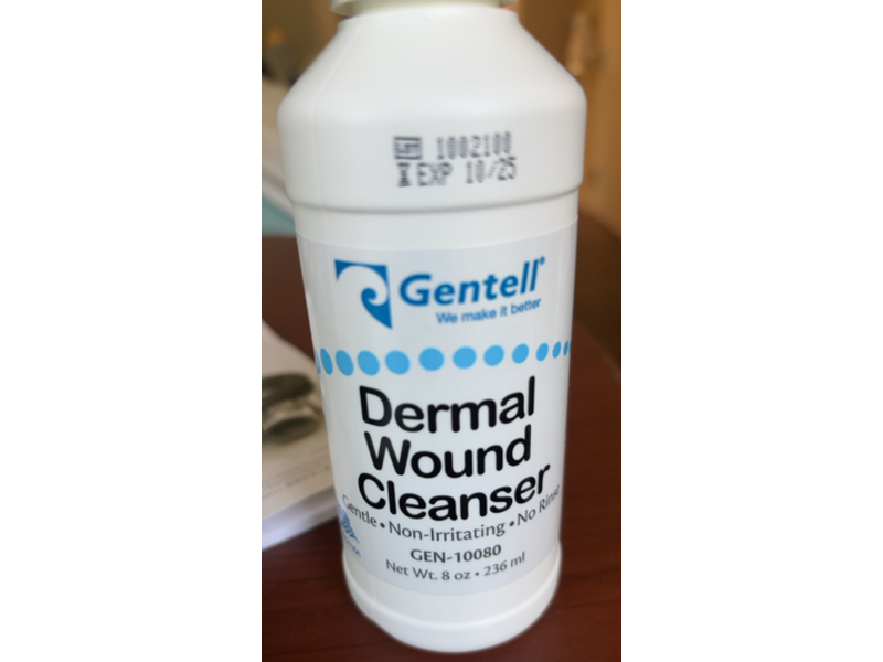 Gentell Dermal Wound Cleanser, 8 oz/236 mL