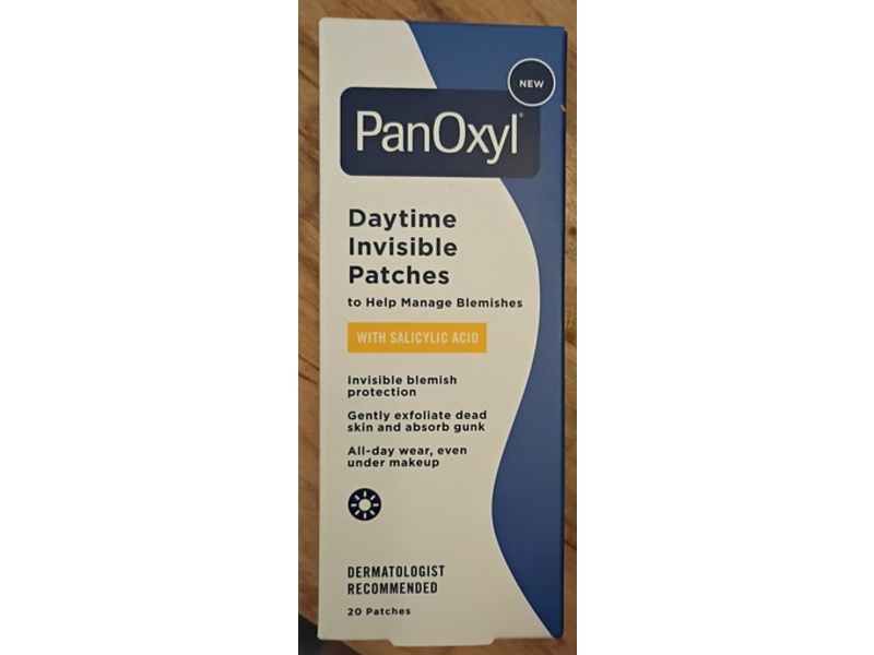 PanOxyl Daytime Invisible Patches, Salicylic Acid, 20 Count