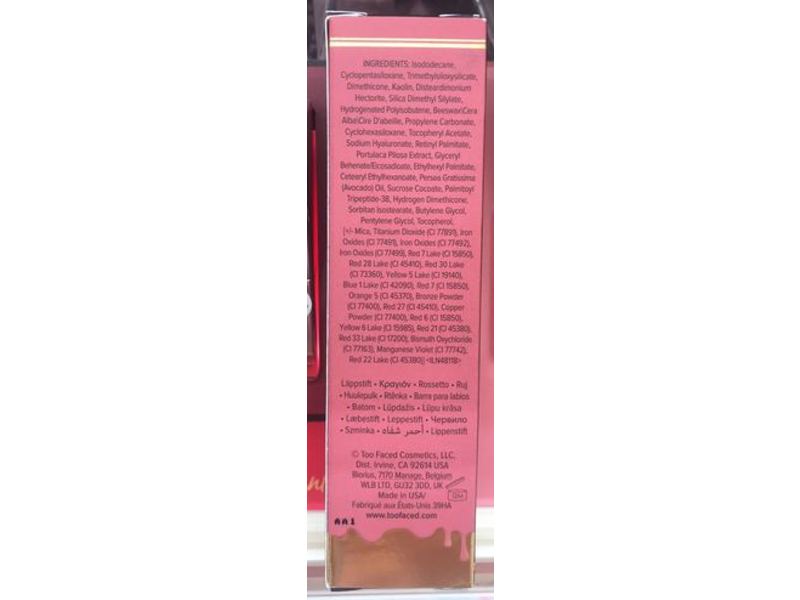 Too Faced Melted Matte Liquified Matte Long Wear Lipstick, Into You, 0.23 fl oz/7 mL