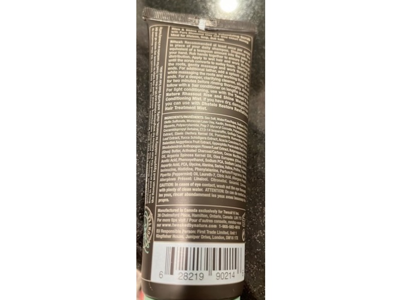 Tweak-d By Nature Cleansing Volumizing Scrub, Rise & Shine, 3 oz/85 g