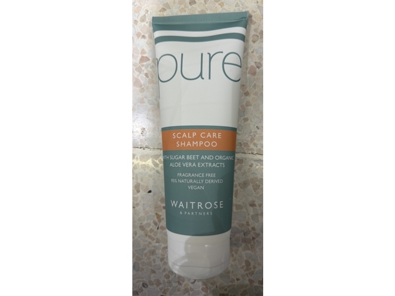 Waitrose Pure Scalp Care Shampoo, Sugar Beet & Organic Aloe Vera Extracts, 250 mL