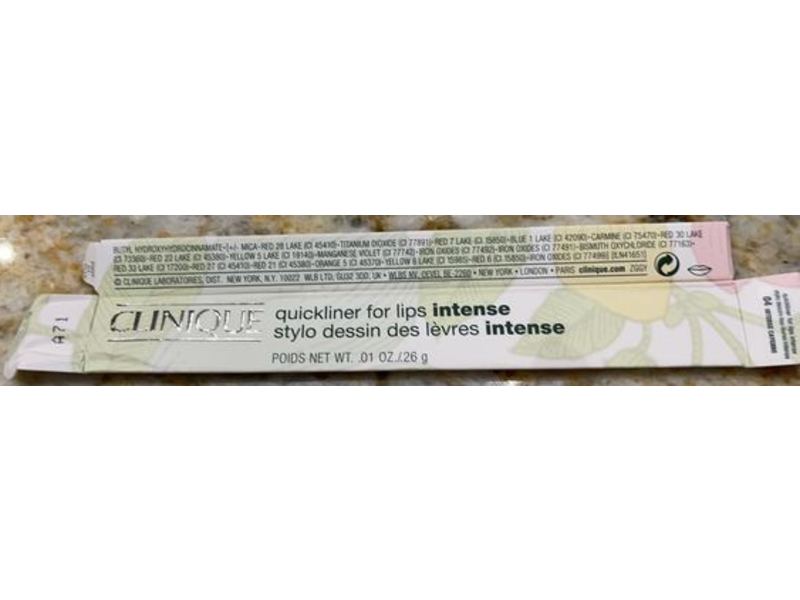 Clinique Quickliner For Lips Intense, 04 Intense Cayenne, 0.01 oz/0.26 g