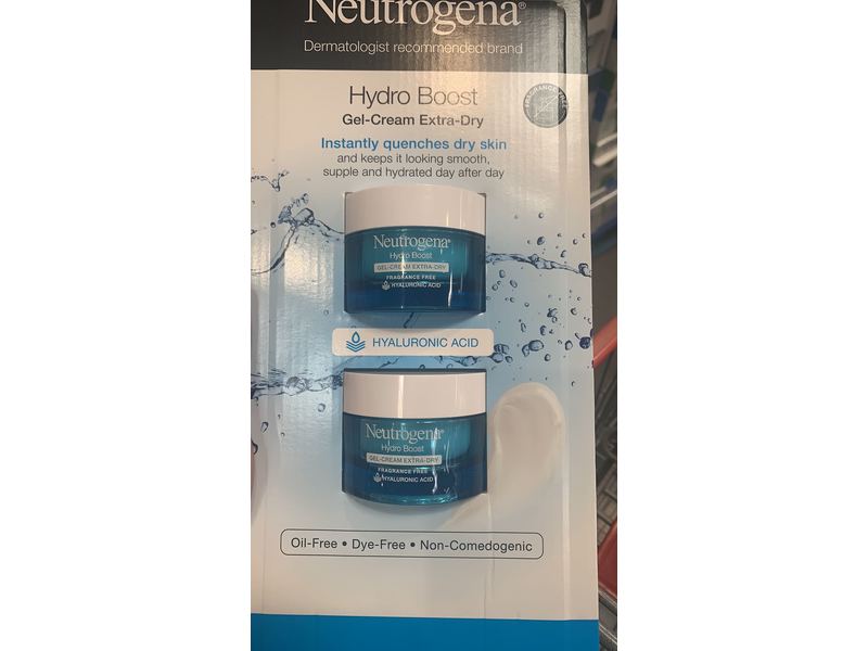 Neutrogena Hydro Boost Gel-Cream Extra Dry, 1.7 oz (Pack of 2)
