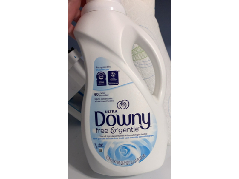 Downy Ultra Fabric Conditioner, Free & Gentle, 60 Loads, 51 fl oz
