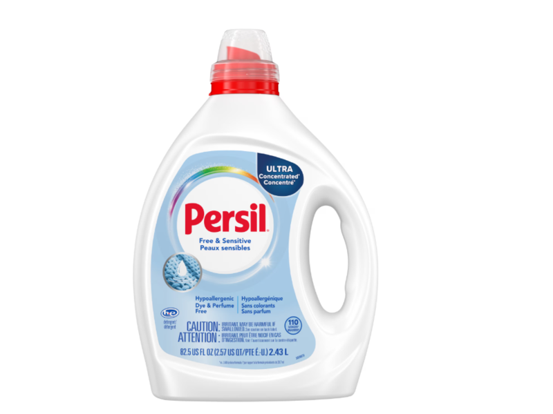 Persil Laundry Detergent, Free & Sensitive, 110 Loads, 82.5 fl oz/2.43 L