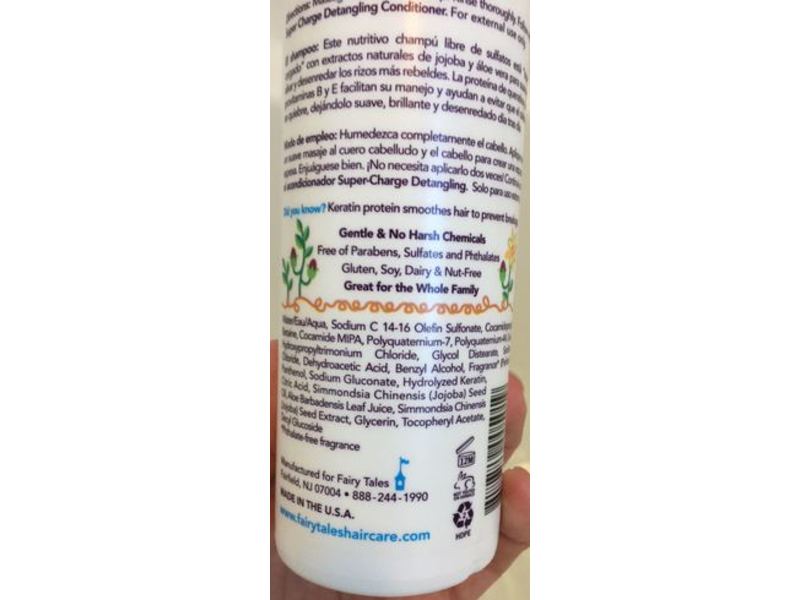 Fairy Tales Super Charge Detangling Shampoo, Tangle Tamers, 12 fl oz/354 mL