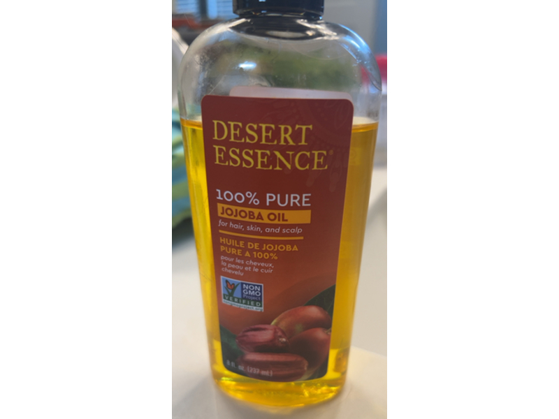 Desert Essence 100% Pure Jojoba Oil, 8 fl oz/237 mL