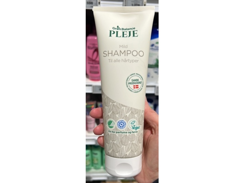 Gron Balance Pleje Mild Shampoo, 250 mL