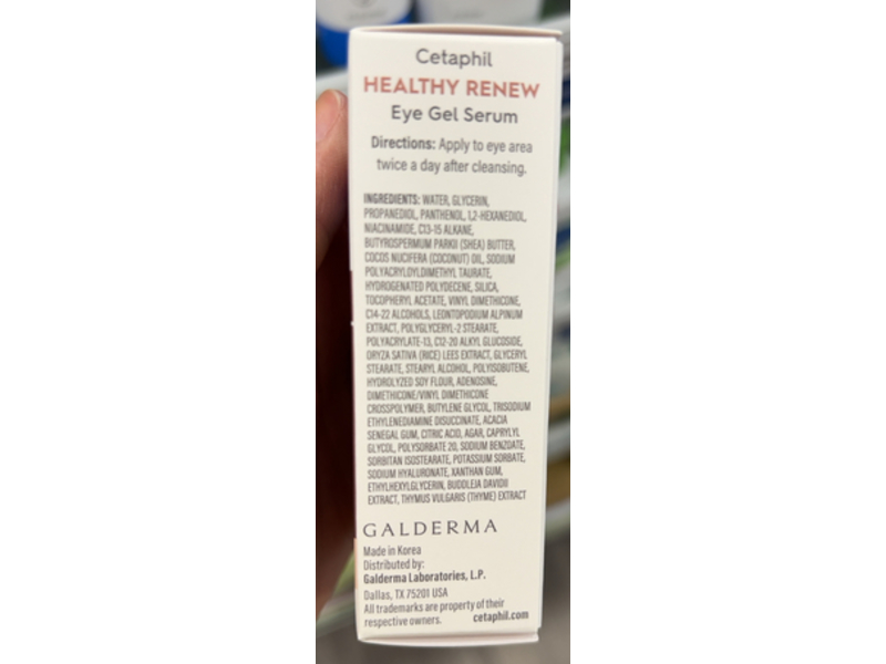 Cetaphil Healthy Renew Hydrating Eye Gel Serum 0.5 oz/14 g