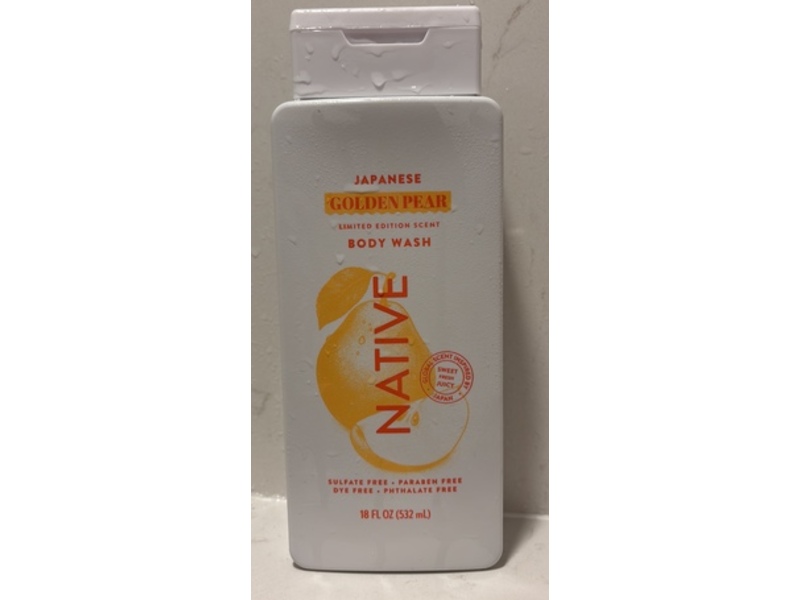 Native Limited Edition Scent Body Wash, Golden Pear, 18 fl oz/532 mL, Pack Of 2