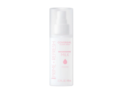 Covergirl Prime + Refresh Spray, Nourishing Milk, Ceramides, 2.7 fl oz/80 mL