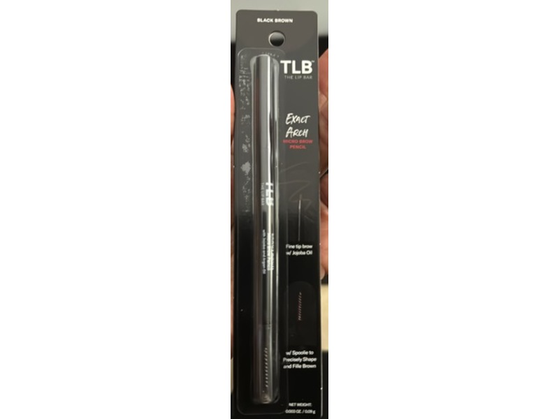 The Lip Bar Exact Arch Brow Pencil, Black Brown, 0.003 oz/30 mL