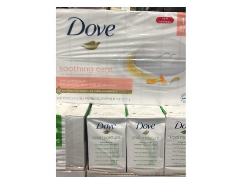 Dove Soothing Care Bar Soap , 16 Count, 60 oz / 1.7 g