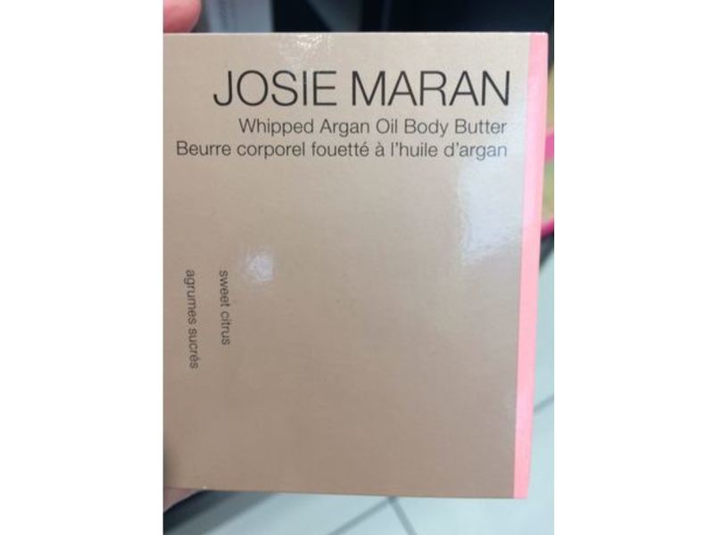Josie Maran Whipped Argan Oil Body Butter, 8.0 oz/240 mL