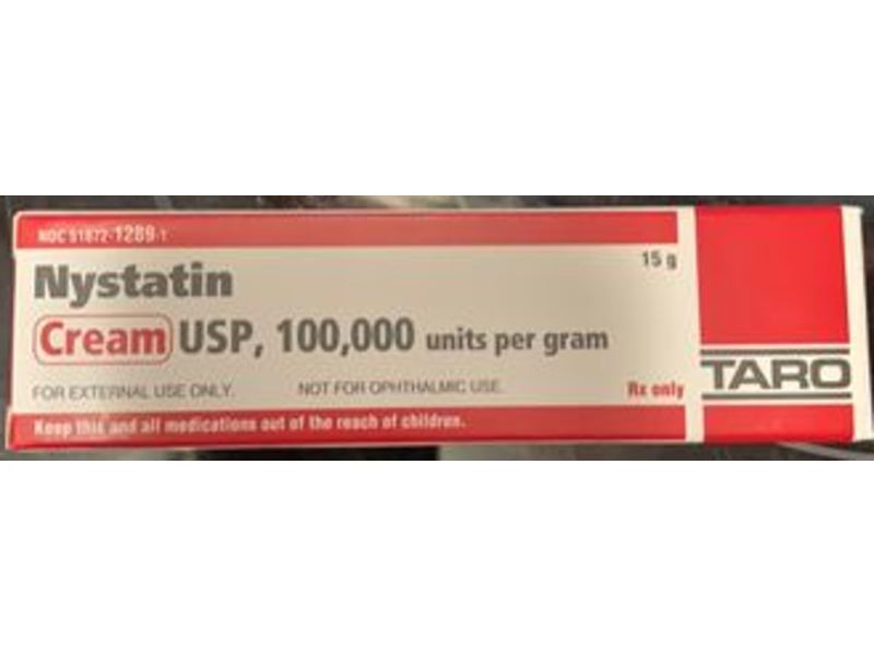 Nystatin Cream USP, 1000,000units per gram,15 g Taro (RX)