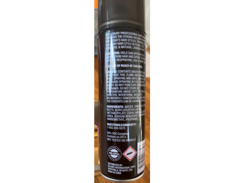 SPA Luxury Professional Hair Spray, Super Hold, 6 oz/170 g