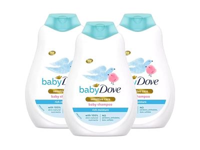 Baby Dove Rich Moisture Shampoo, 13.5 oz/400 mL, 3 Pack