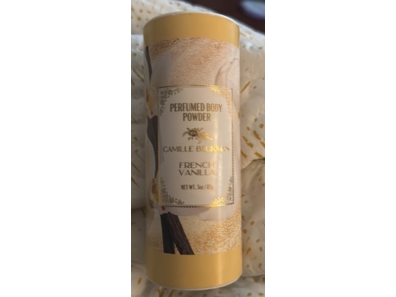 Camille Beckamn Perfumed Body Powder, French Vanilla, 3 oz/85 g