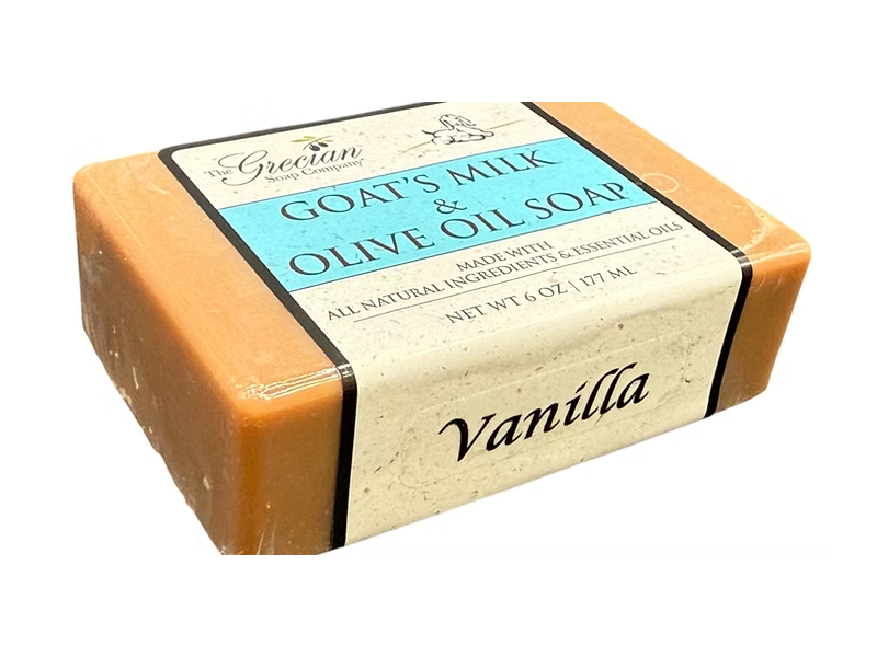The Grecian Soap Company Soap Bar, Goat's Milk & Olive Oil, 6 fl oz/177 mL