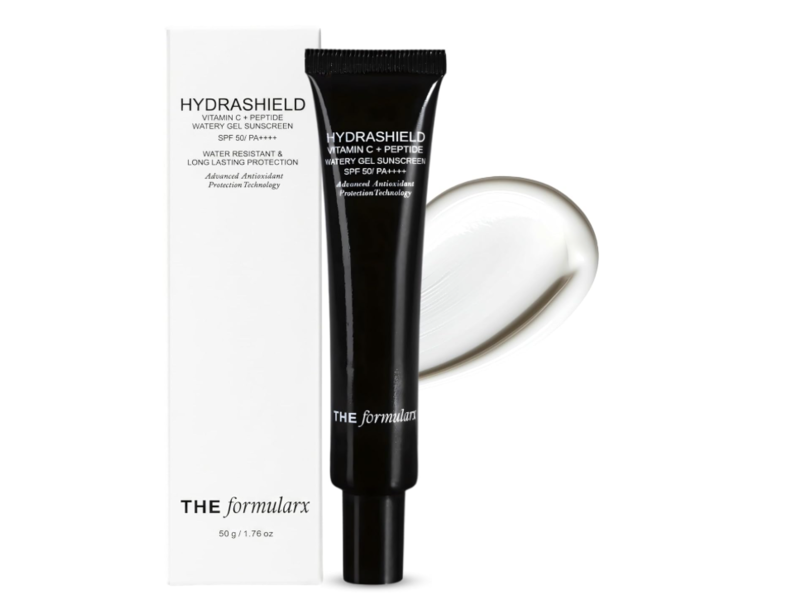 The formularx Hydrashield Watery Gel Sunscreen, SPF 50 PA++++, 1.76 oz/50 g