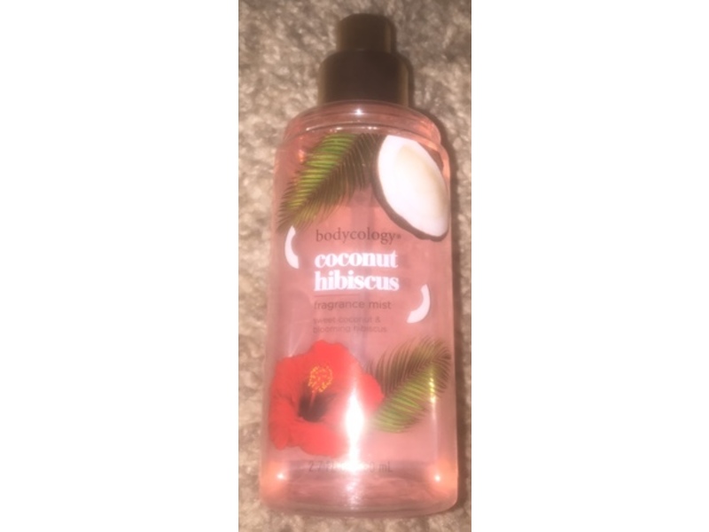 Bodycology Fragrance Mist, Coconut Hibiscus, 2.7 fl oz/80 mL