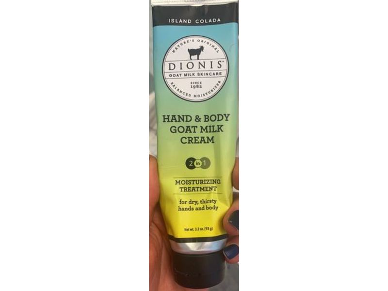 Dionis Hand & Body Goat Milk Cream, 3.3 oz/93 g