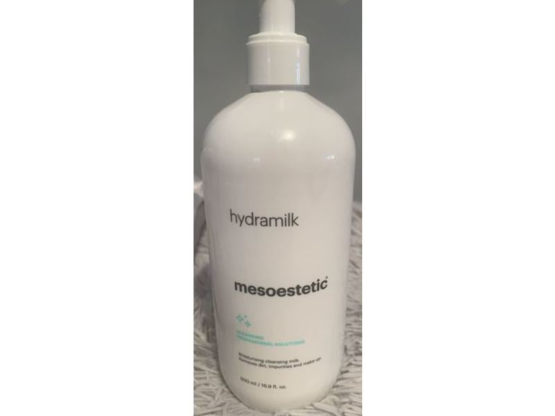 Mesoestetic Hydramilk Moisturizing Cleansing Milk, 16.9 fl oz/500 mL