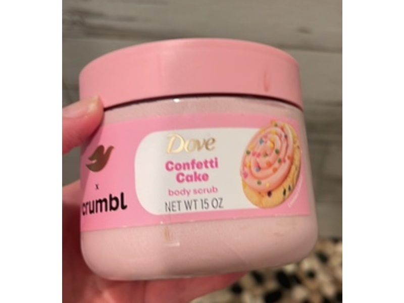 Dove Body Scrub, Confetti Cake, 15 oz