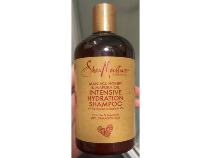 Shea Moisture Intensive Hydration Shampoo, Manuka Honey & Mafura Oil, 13 fl oz/384 mL, Pack Of 2
