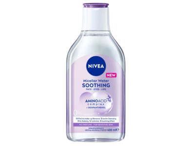 Nivea Soothing Micellar Water, Amino Acid Complex + Dexpanthenol, 400 mL