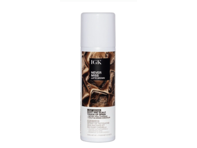 IGK Never Miss Root & Scalp Touch-Up Spray, Light Brown, 2 oz/79 mL