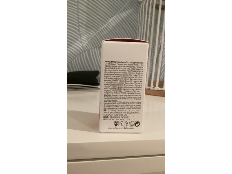 Glow Recipe Strawberry Smooth BHA + AHA Salicylic Serum, 30 mL/1 fl oz