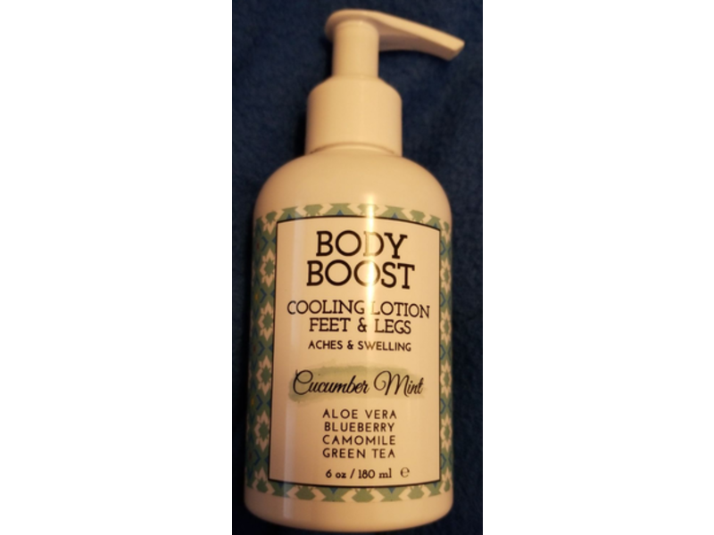 Body Boost Cooling Lotion, Cucumber Mint, 6 oz/180 mL