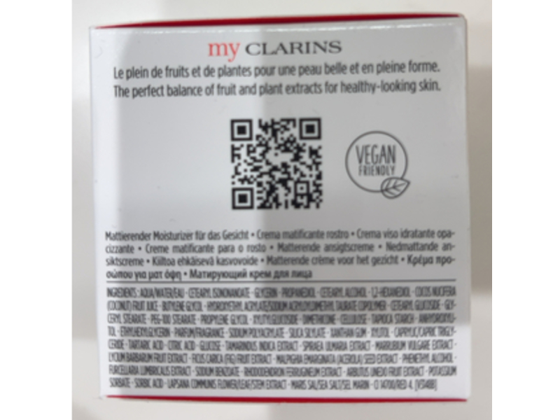 My Clarins Re - Boost Matifying Hydrating Cream, 1.7 oz/50 mL