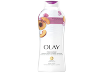 Olay Fresh Outlast Body Wash, Peach & Cherry Blossom, 23.6 fl oz/700 mL - thumbnail 1