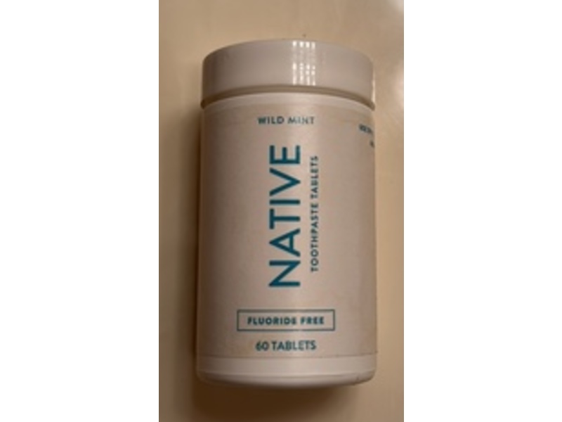Native Toothpaste Tablets, Wild Mint, 60 Count