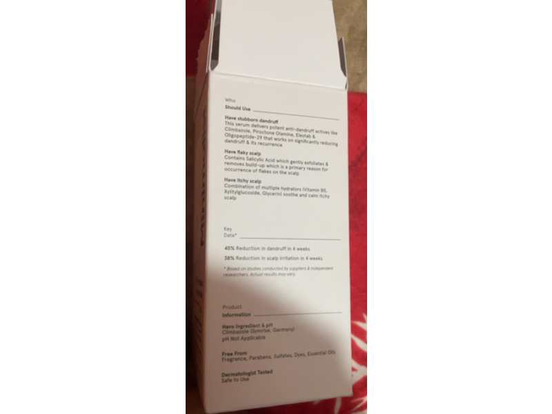 Minimalist Anti-Dandruff Serum, Cph Complex + Oligopeptide 0.8%, 1.69 fl oz/mL