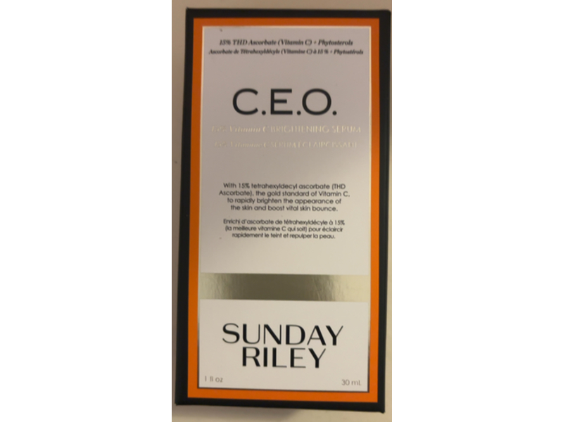 Sunday Riley C.E.O Brightening Serum, Vitamin C, 1 fl oz/30 mL