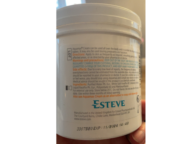 Aqua Max Emollient Cream, 500 g