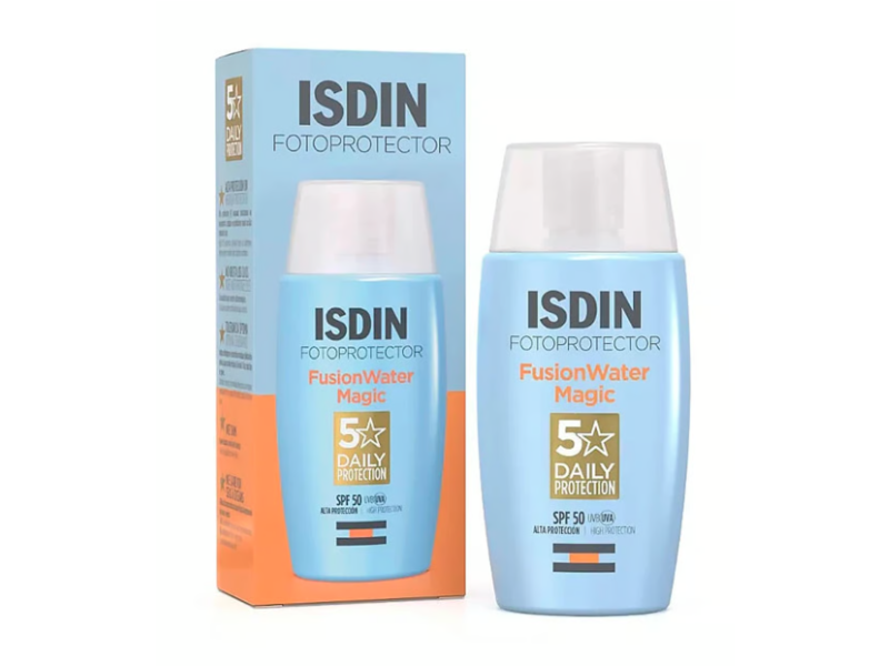 Isdin Fusion Water Magic Sunscreen, SPF 50, 50 mL