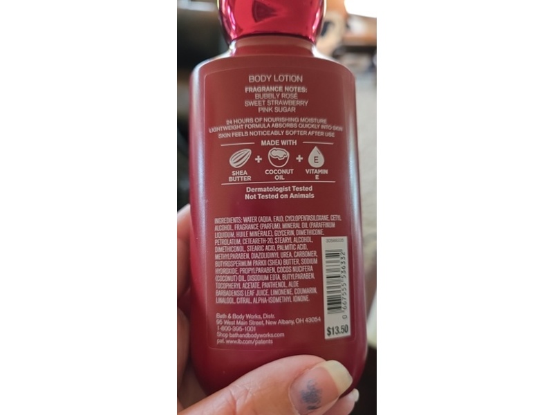 Bath & Body Works Body Lotion, Love Cotton Candy Champagne, 8 fl oz/236 mL