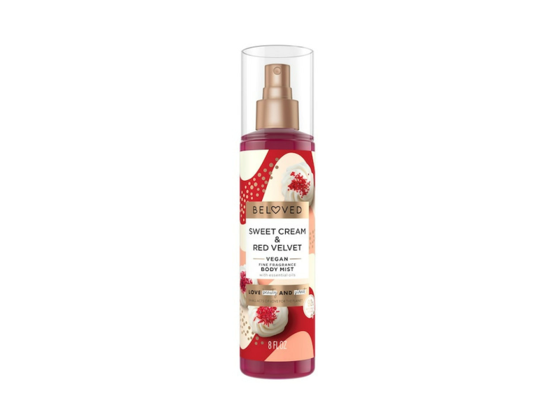 Beloved Fine Fragrance Body Mist, Sweet Cream & Red Velvet, 8 fl oz