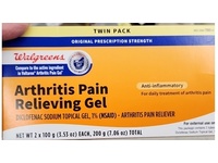 Walgreens Arthritis Pain Relieving Gel, Diclofenal Sodium 1%, 3.53 oz/100 g, Pack Of 2 - Image 3